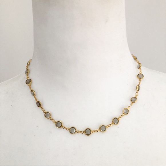 NWOT Vintage Austrian Crystal Necklace 16” - Picture 3 of 5